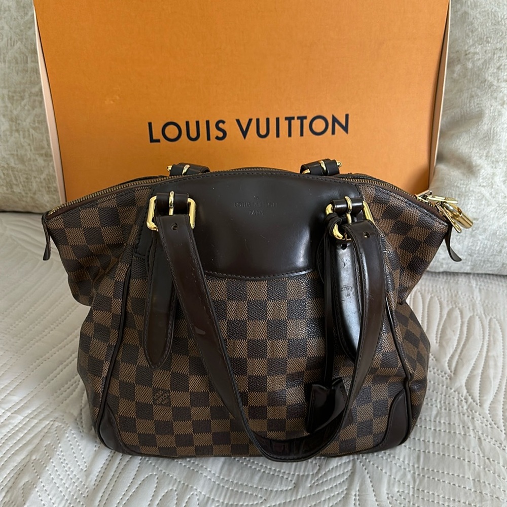 Authentic Louis Vuitton Damier Ebene Verona MM preowned
